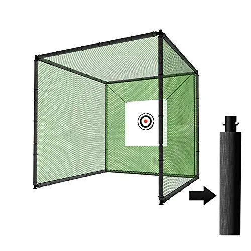 10 Foot Steel Golf Cage - Home Golf Driving Range - Golf Cage Set