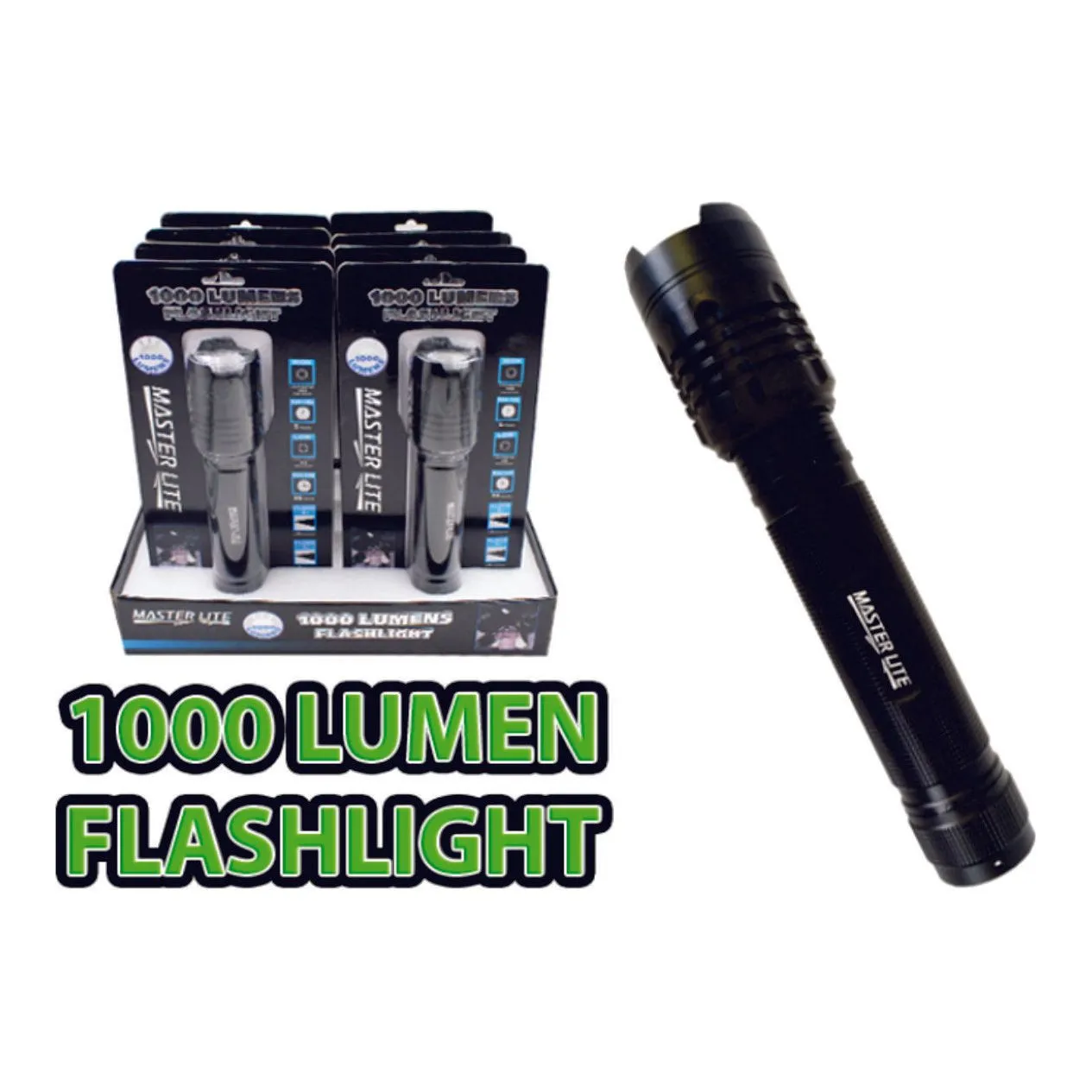 1000 Lumen High-Powered LED Flashlight