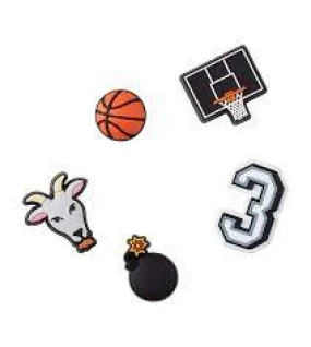 10009750 Basketball Star 5Pk Jibbitz - Buy now from our online store!