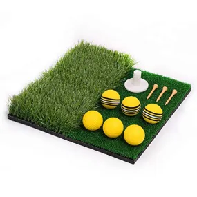 12x12 Golf Hitting Mat - Dual Surface Backyard Golf Mat