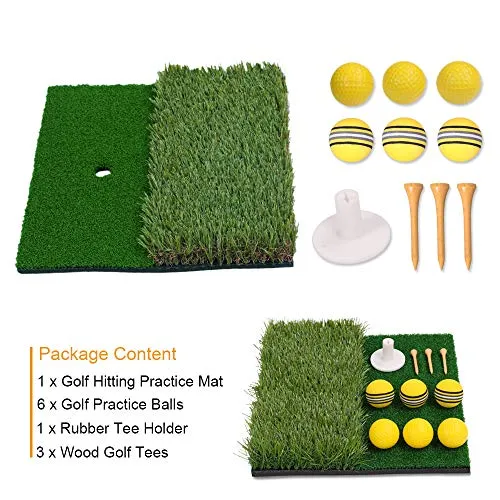 12x12 Golf Hitting Mat - Dual Surface Backyard Golf Mat