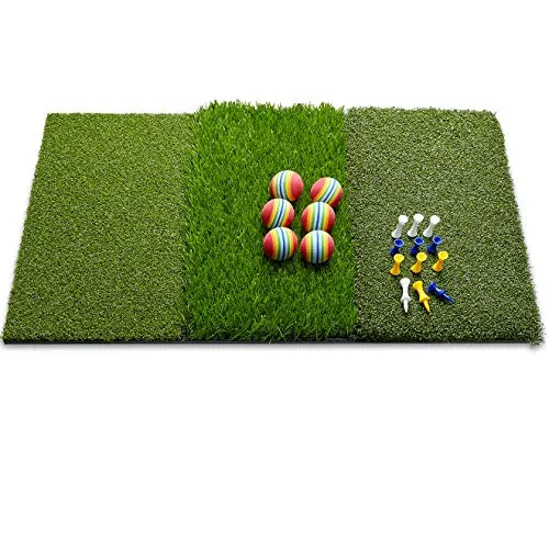 2022 Black 10ft Golf Practice Net - Golf Net, Mat, and Balls