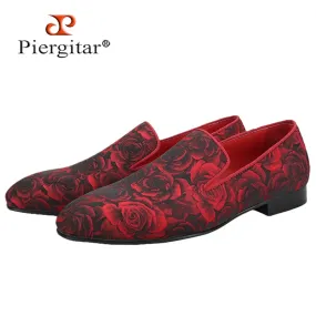 3D Floral Jacquard Loafers