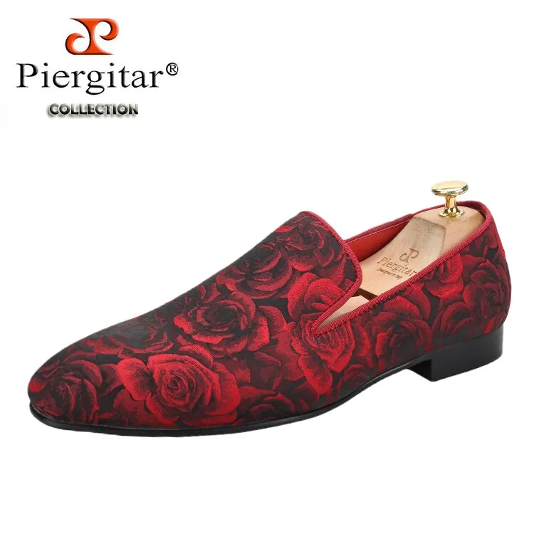 3D Floral Jacquard Loafers