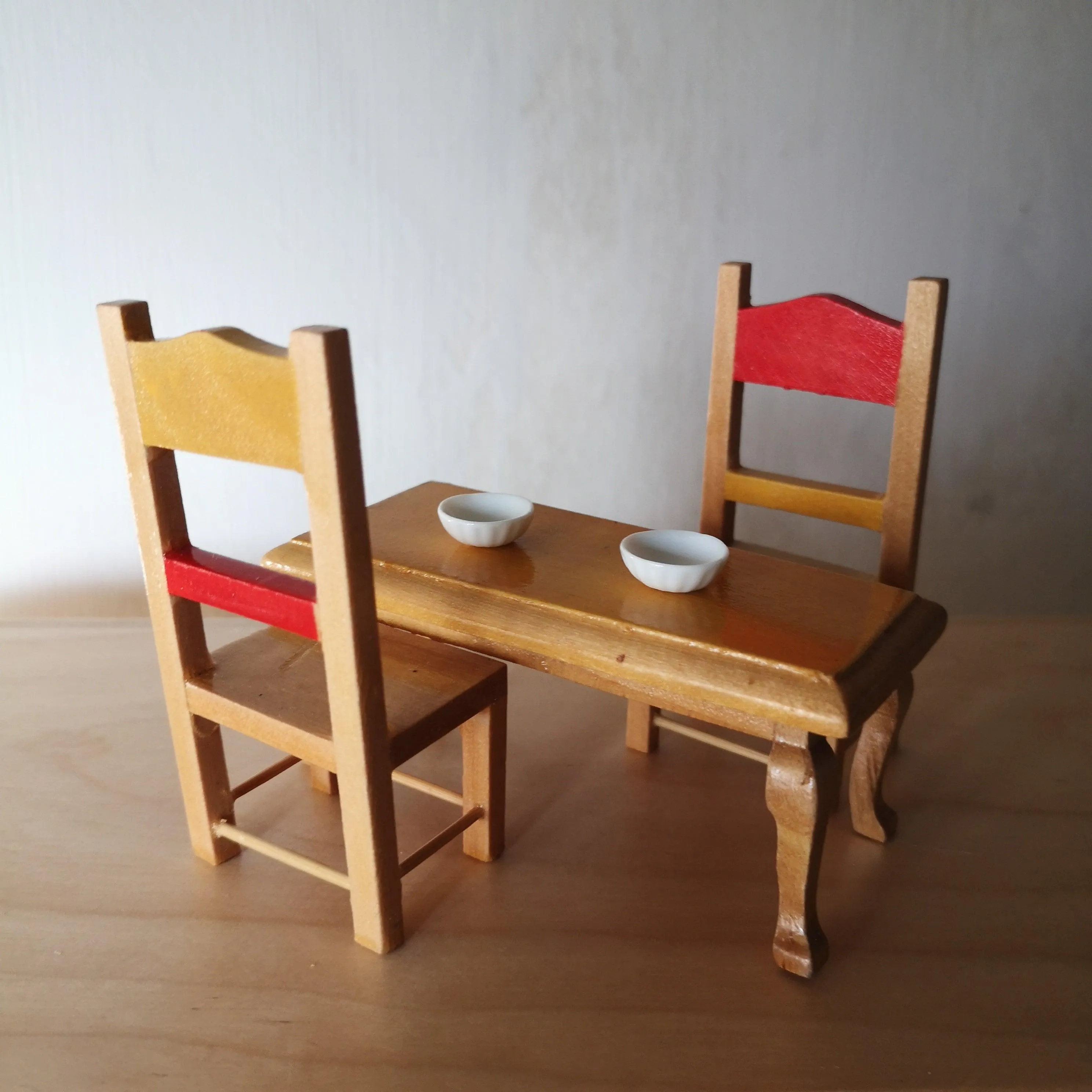 40% off French vintage dollhouse dining table and chairs.