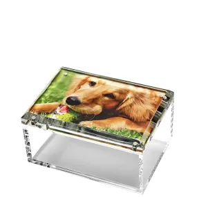 5x7 Lucite Photo Box, Forever Grateful.