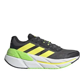 Adidas men's running shoes, Adistar CS - Gray Five/Beam Yellow/Solar Green, size 12.5 D Medium.