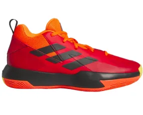 Adidas red basketball shoe for junior athletes - shop now!