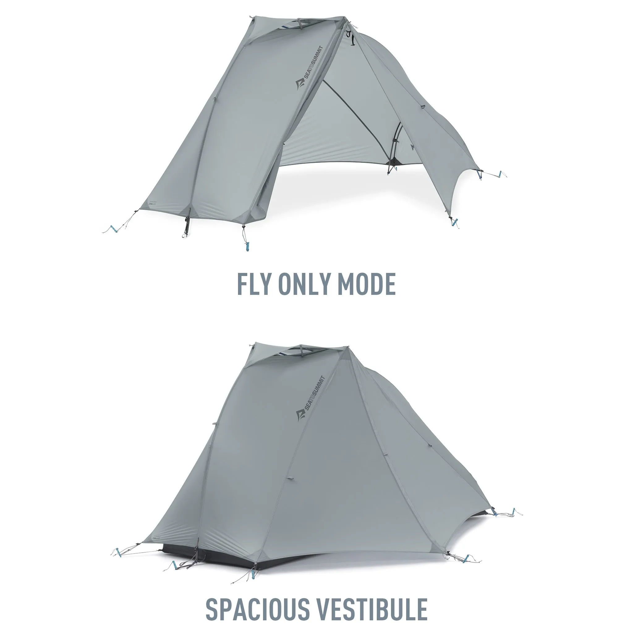 Alto Ultralight Tent - Semi-Free Standing Option