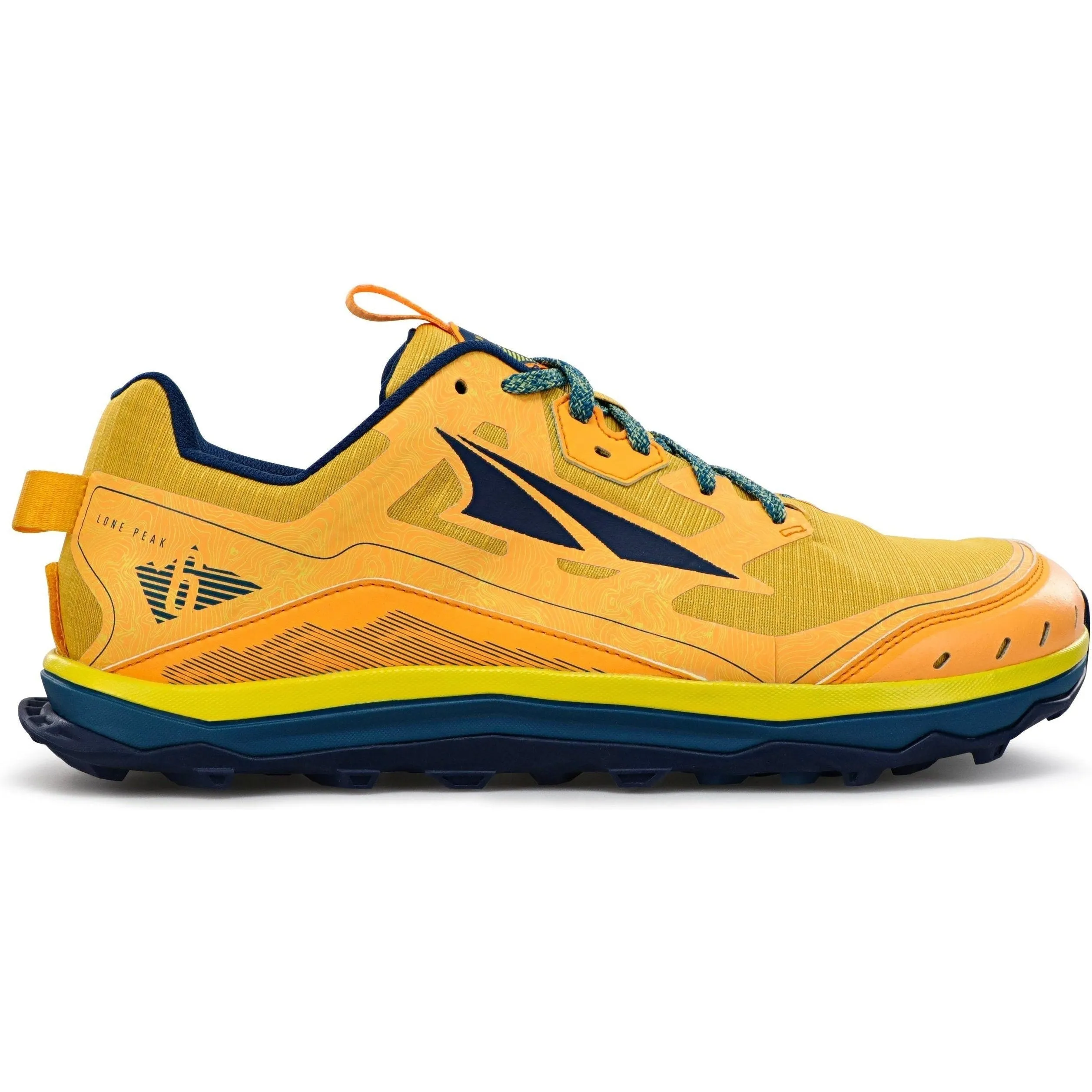 Altra Lone Peak 6, Orange, Men's 9.5 D Medium.