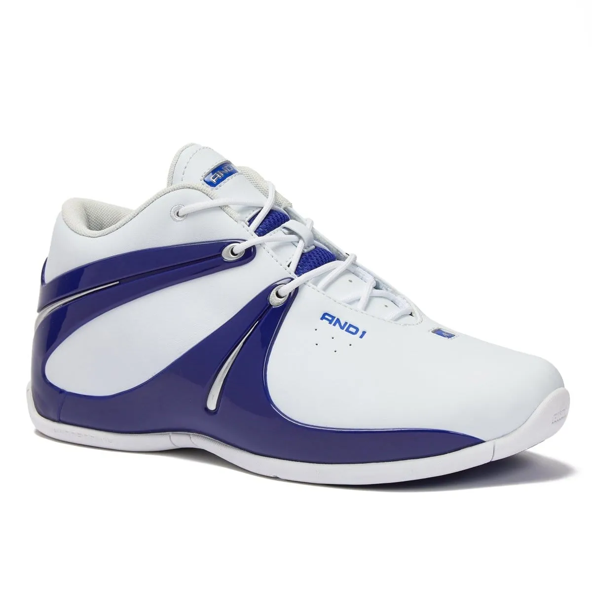 AND-1 Rise Basketball Shoes White/Blue