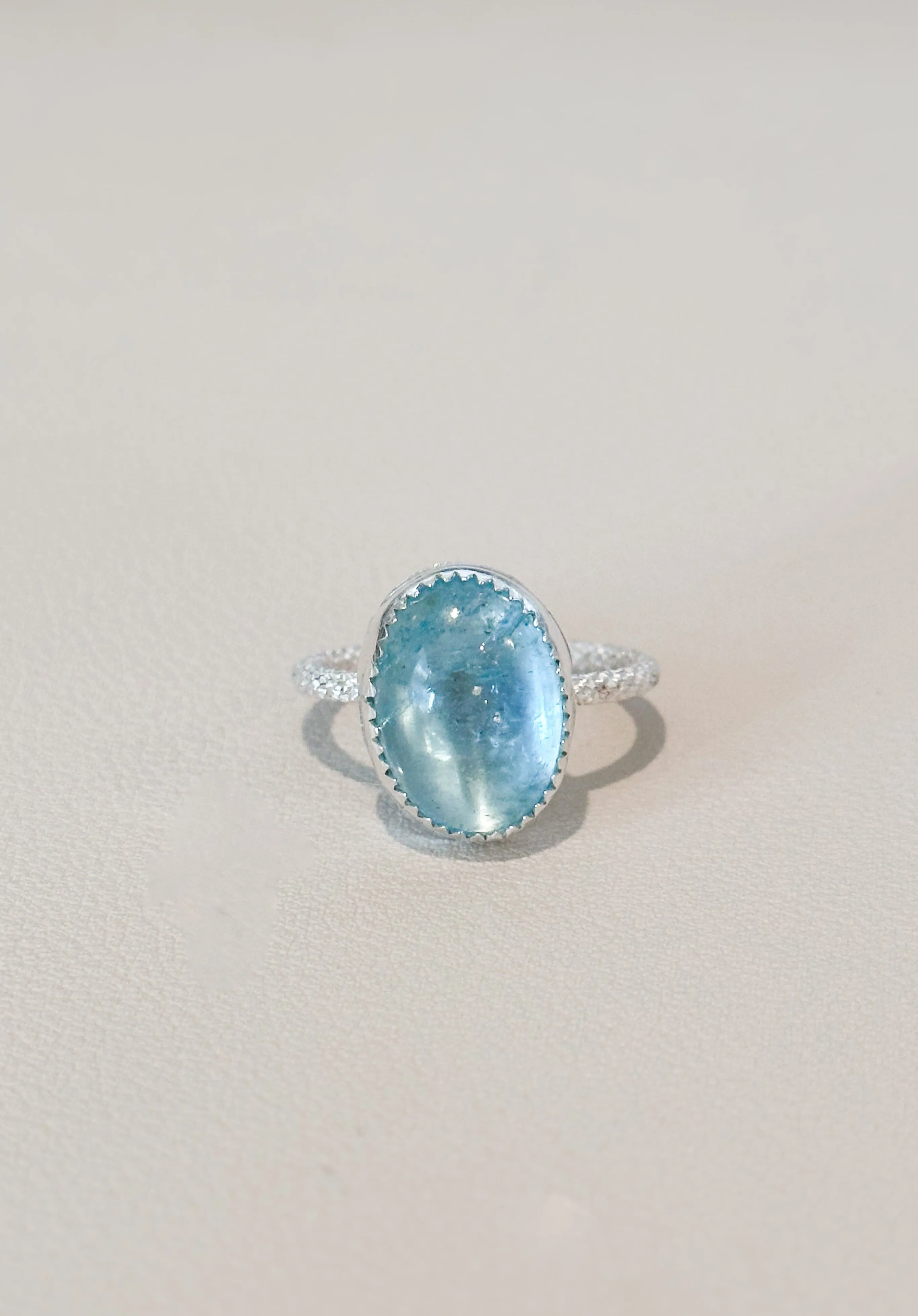 Aquamarine Ring - Size 7 - Ready to Ship