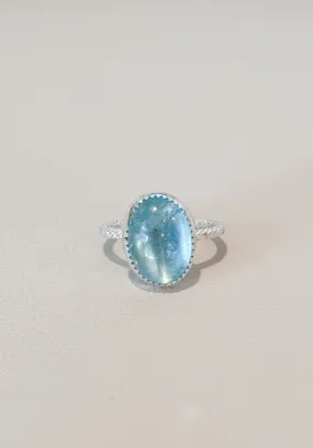 Aquamarine Ring - Size 7 - Ready to Ship