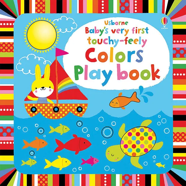 Baby's Touchy-Feely Colors Play Book | Interactive Sensory Book for Infants