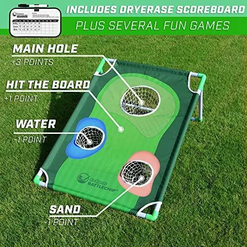 backyard golf cornhole game set golf chipping game 79 sale