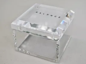 BALANCE - LUCITE BOX + SPIRITUAL ITEMS