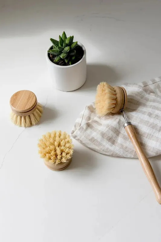 Bamboo Dish Brush | Replaceable Head | Google SEO