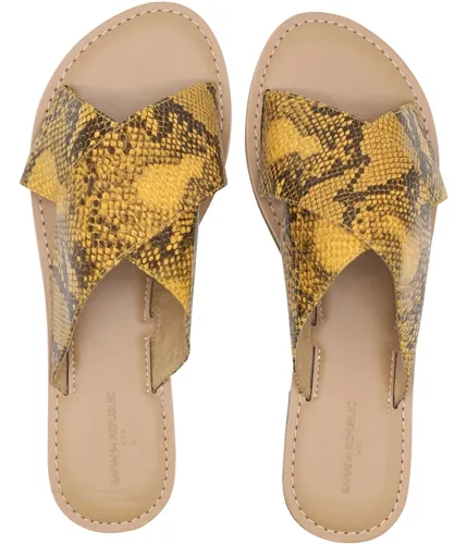 Banana Republic Womens Snake Print Sandals