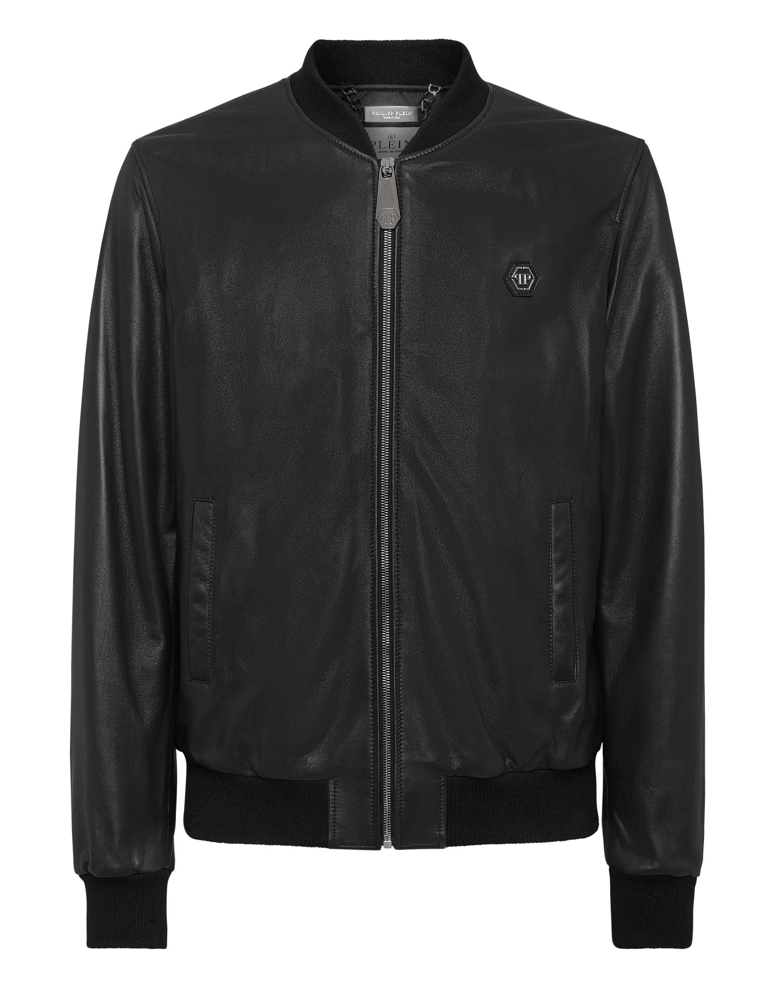 Basic Leather Bomber