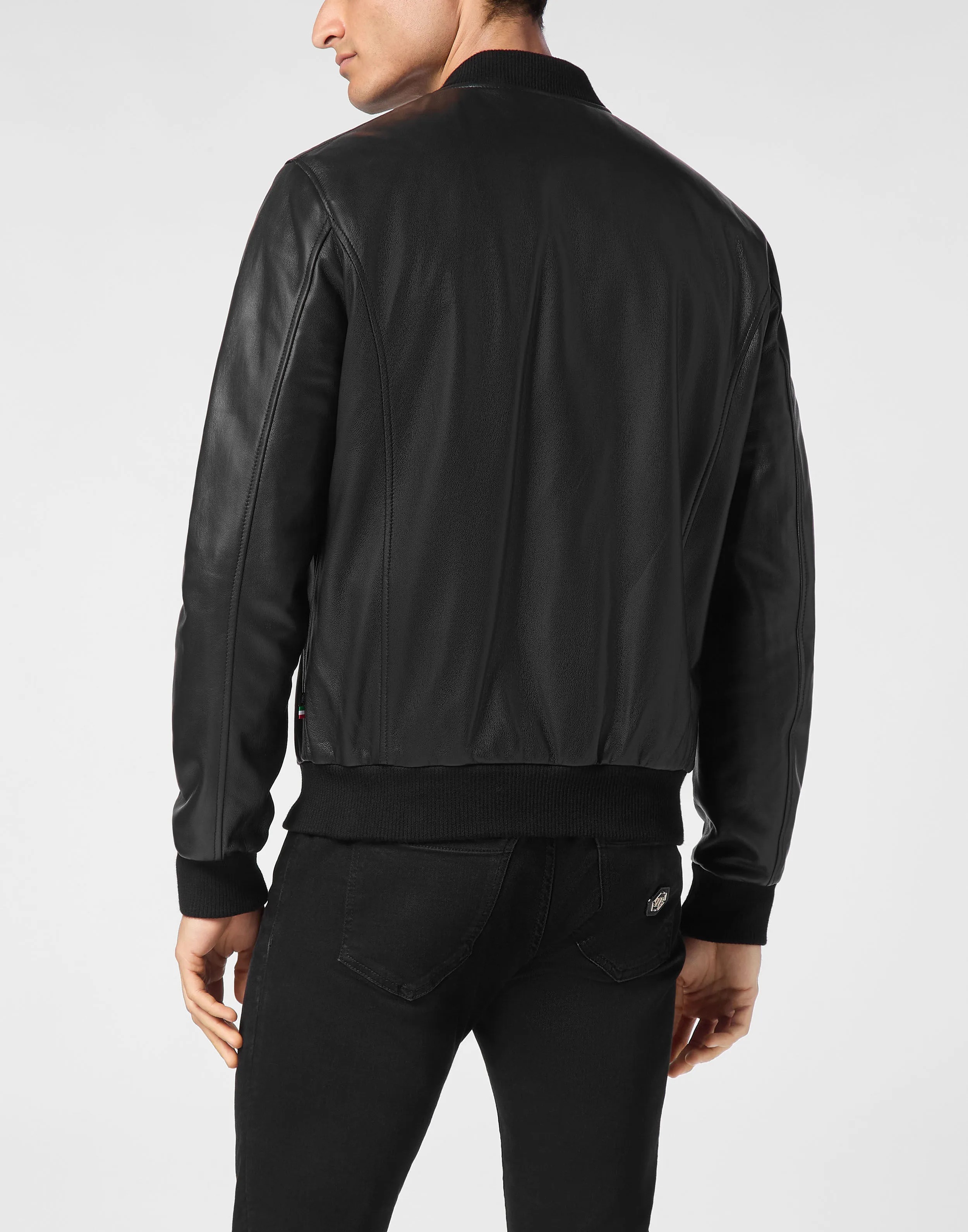 Basic Leather Bomber