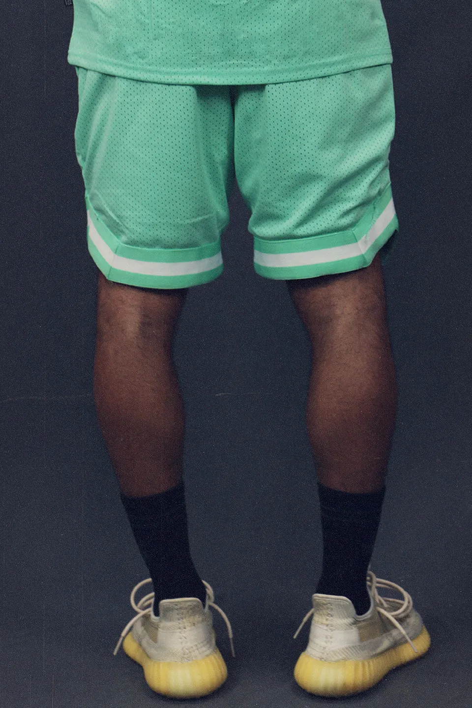 Basketball Workout Retro Shorts - Men's Mint Mesh