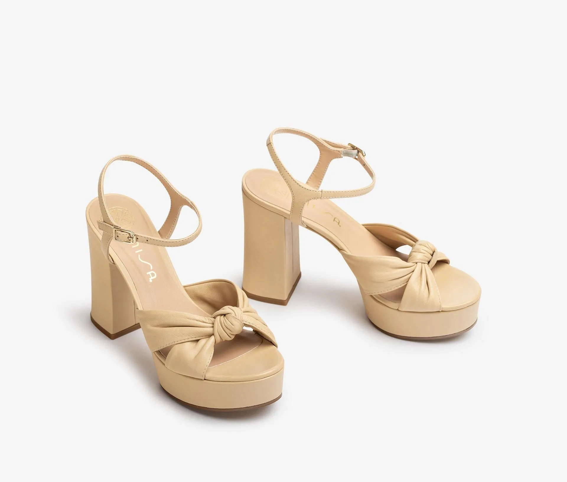 Beige Platform Sandals for Sale