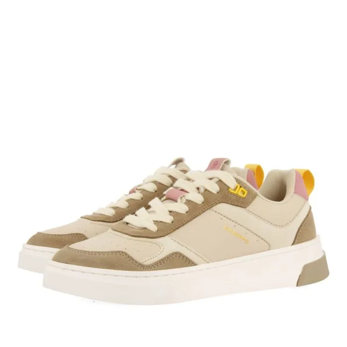 BEIGE RETRO STYLE SNEAKERS FOR WOMEN AGLIENTU