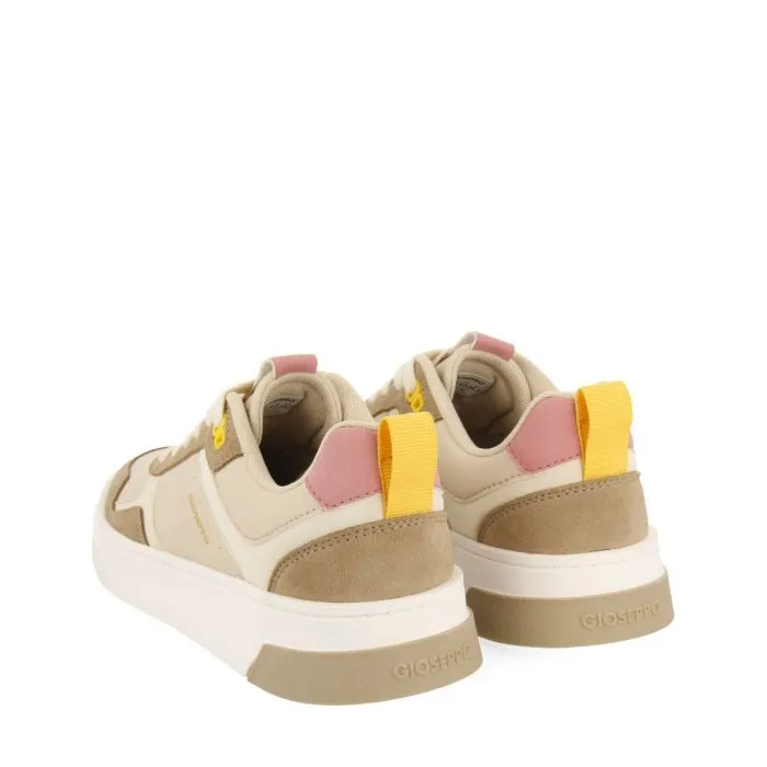 BEIGE RETRO STYLE SNEAKERS FOR WOMEN AGLIENTU