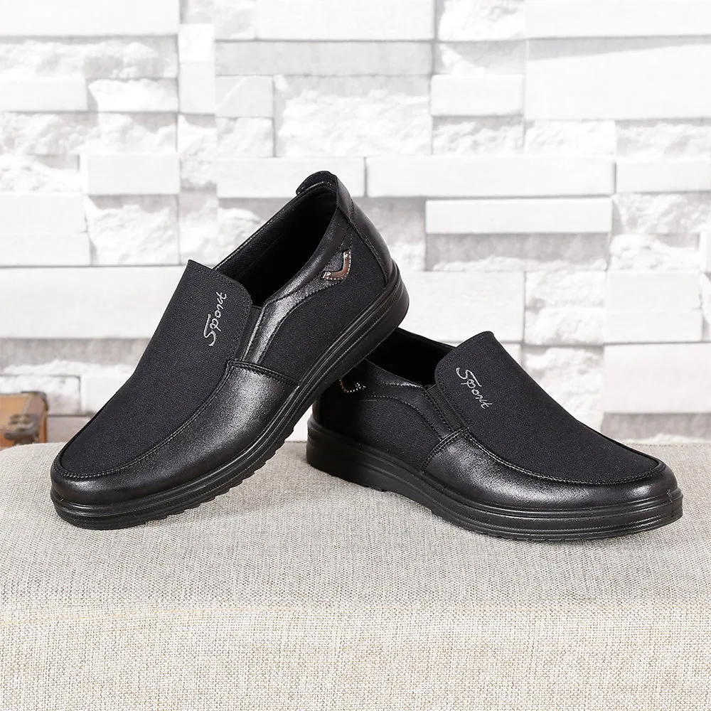 Big Men Slip On Oxfords.