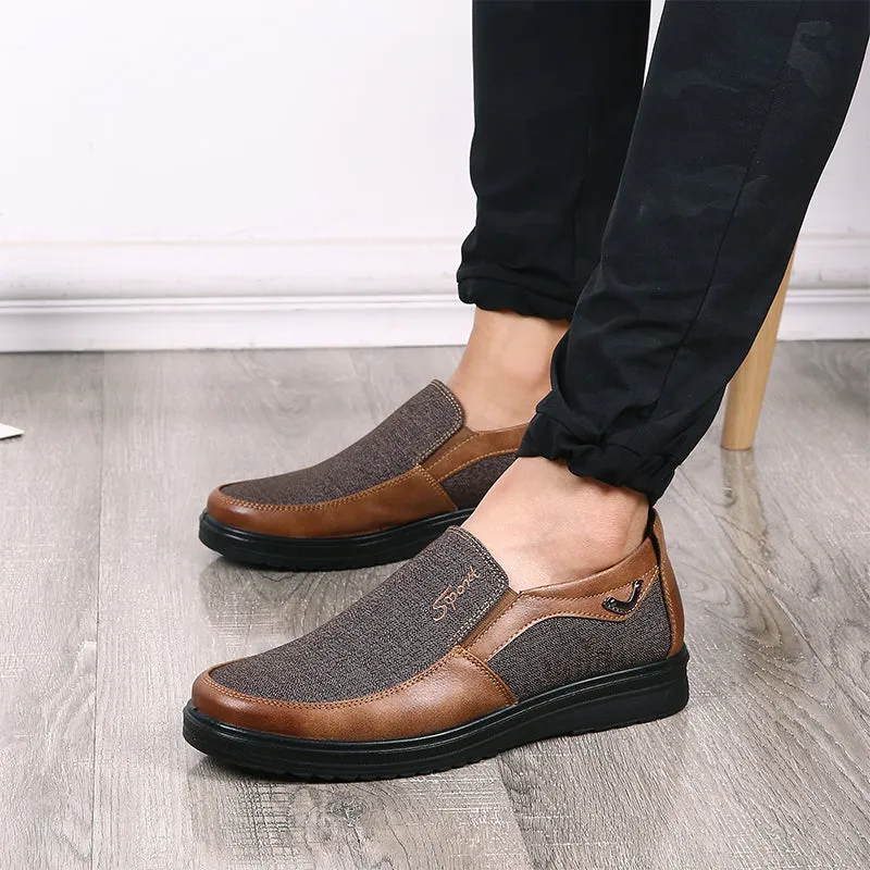 Big Men Slip On Oxfords.