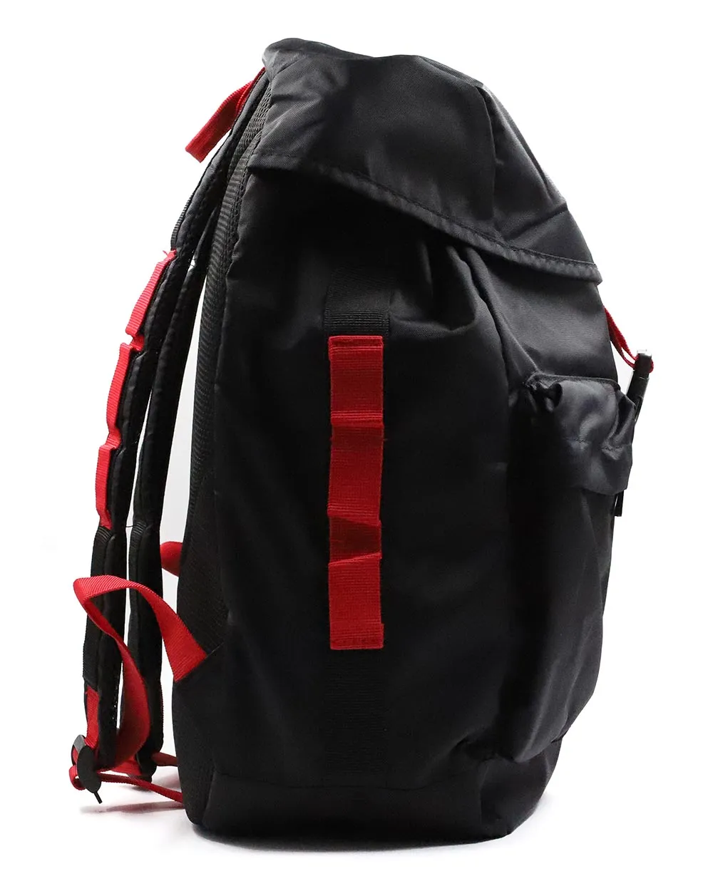 Black Foldable Drawstring Backpack