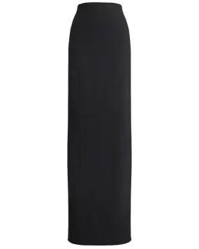 Black Nelson Maxi Pencil Skirt