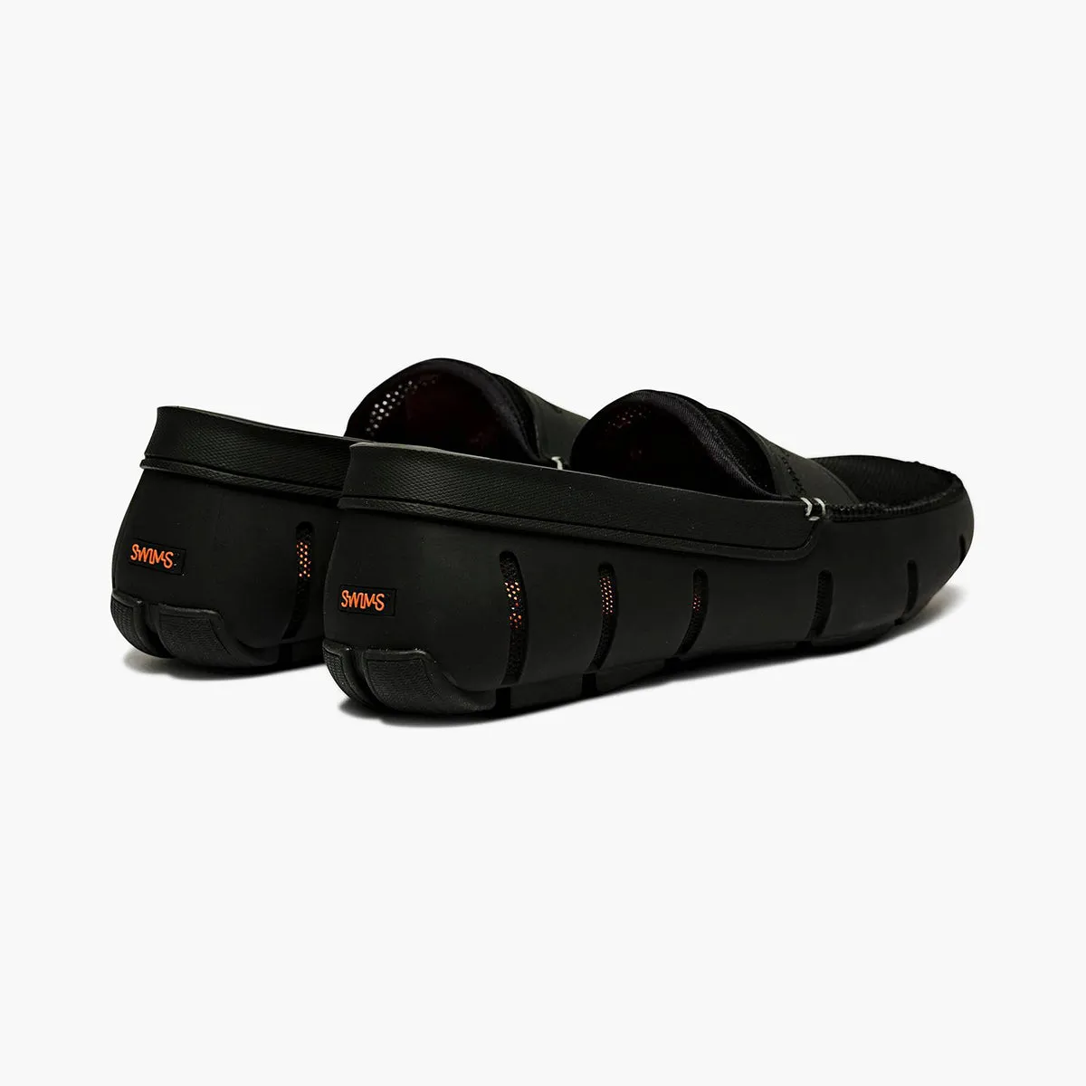 Black Penny Loafers for Swimming