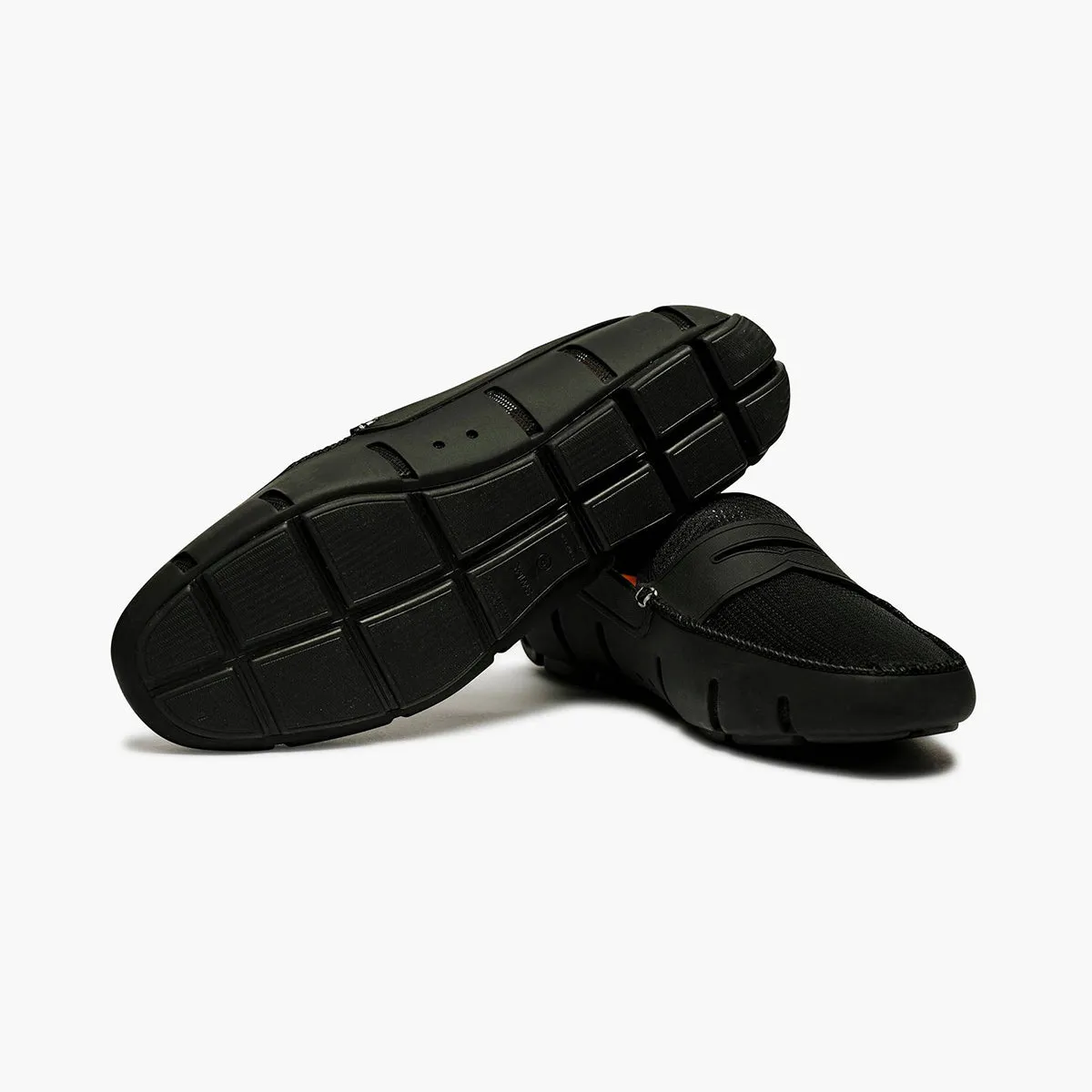 Black Penny Loafers for Swimming