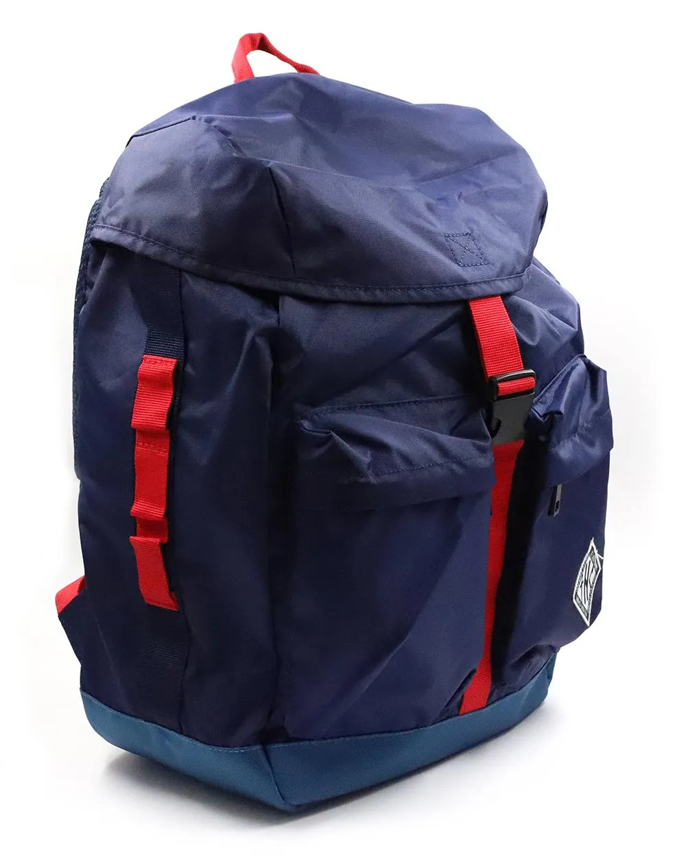 Blue Foldable Drawstring Backpack