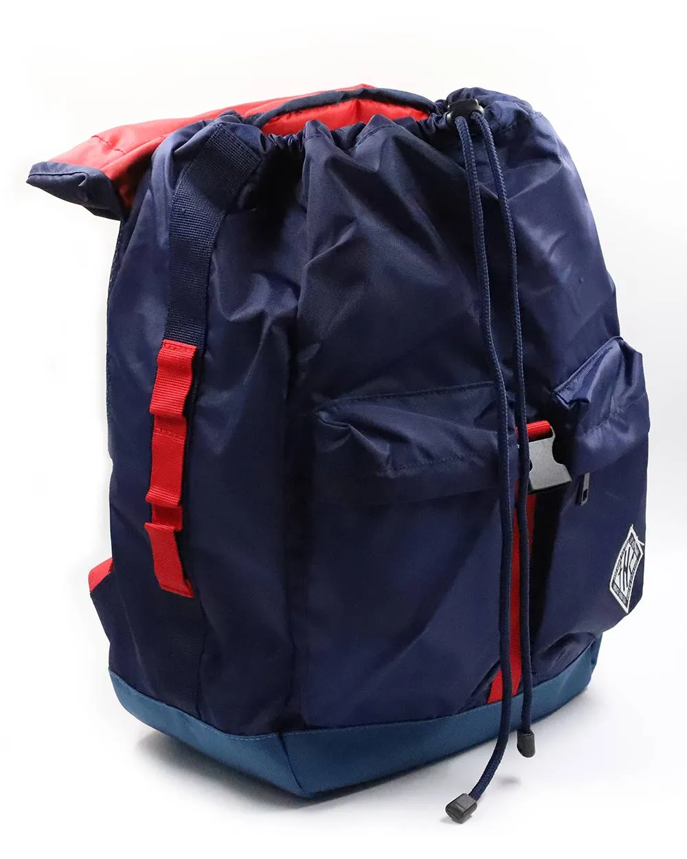 Blue Foldable Drawstring Backpack