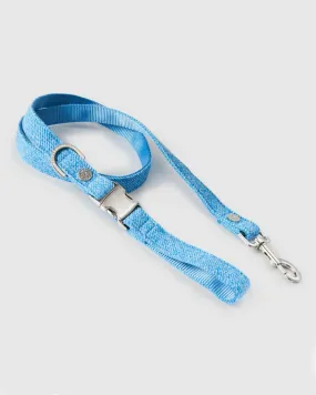 Blue Tweed Luxury Dog Lead