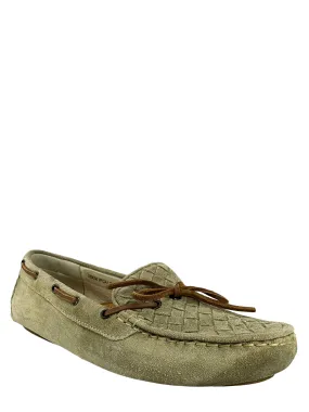 Bottega Veneta Intrecciato Suede Driving Loafers Size 7 - Shop now!