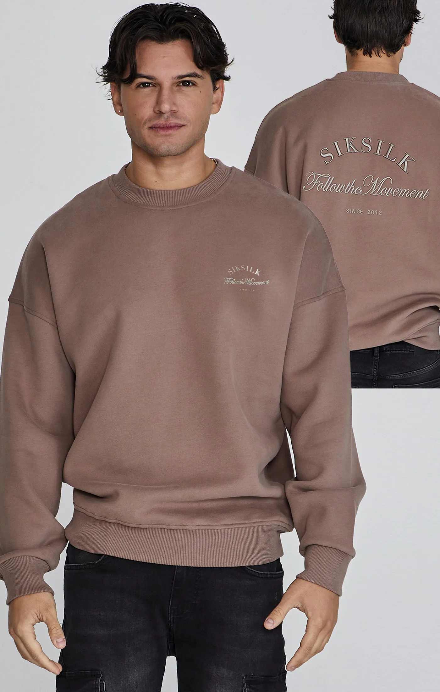 Brown Graphic Sweater