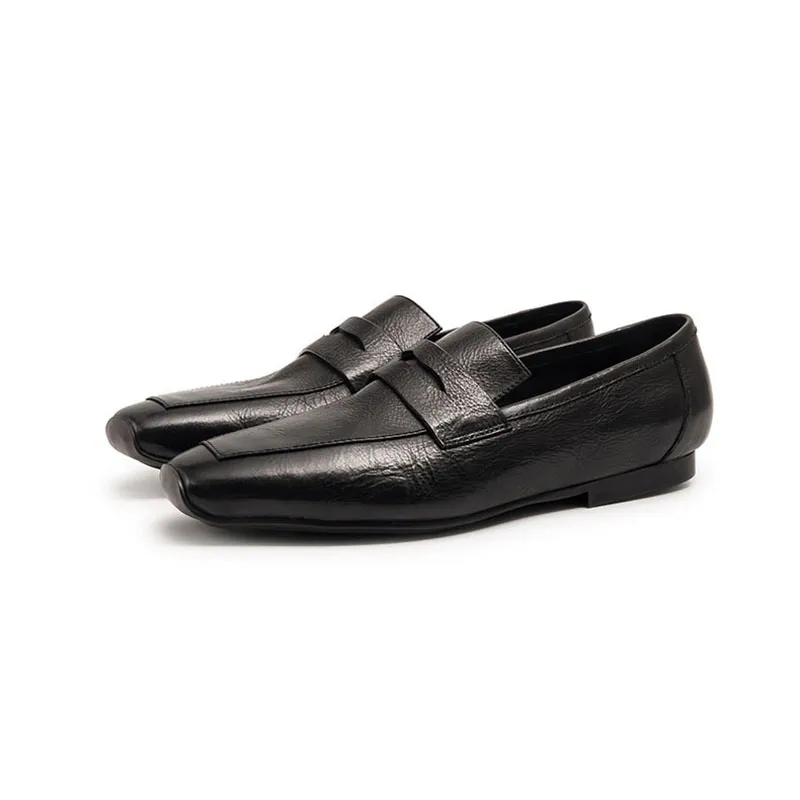 Business formal slip-on oxfords