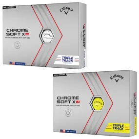 Callaway Chrome Soft X LS Triple Track Golf Balls