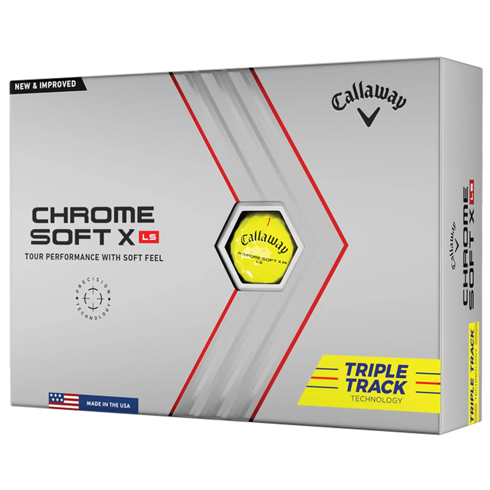 Callaway Chrome Soft X LS Triple Track Golf Balls