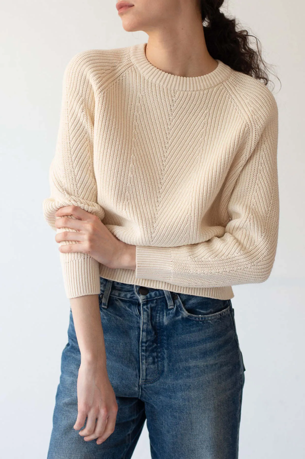 Chelsea Cotton Sweater - Off White