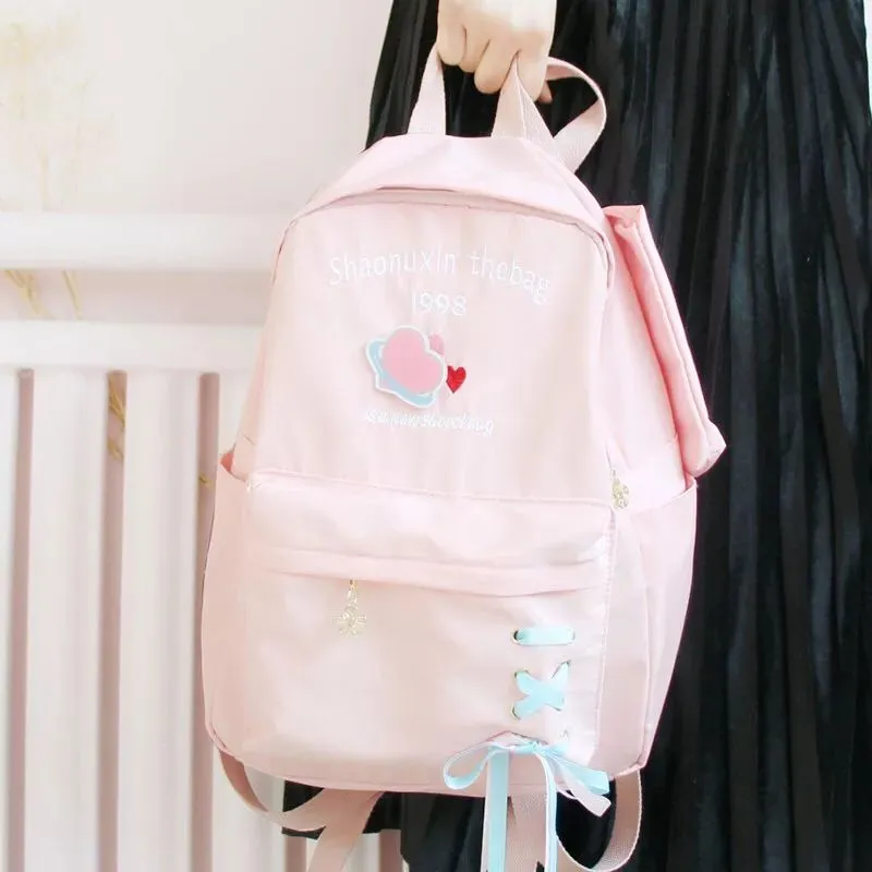 Chic Embroidered Love Letter Backpack - BY50705