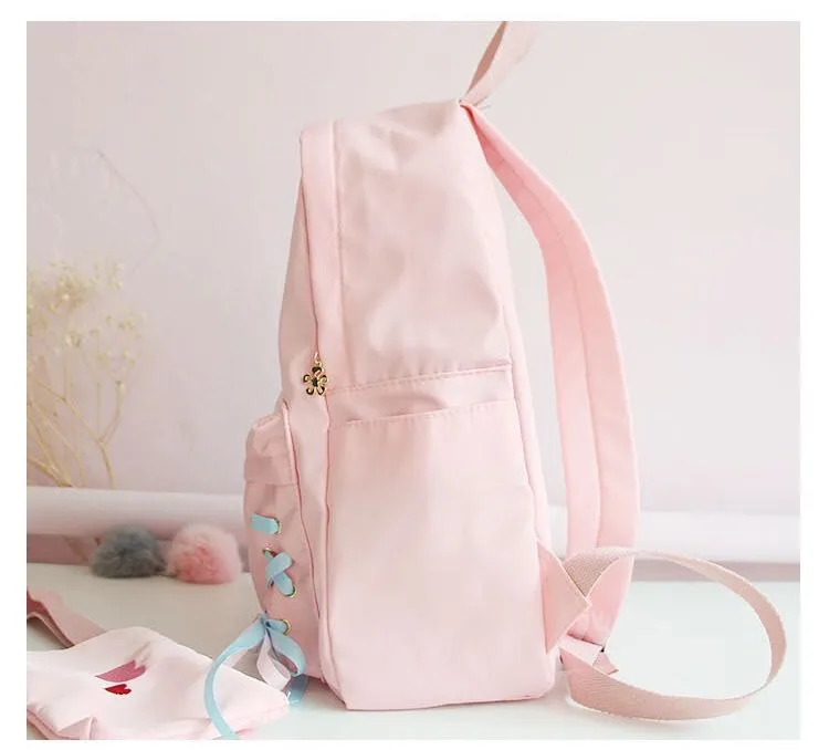 Chic Embroidered Love Letter Backpack - BY50705