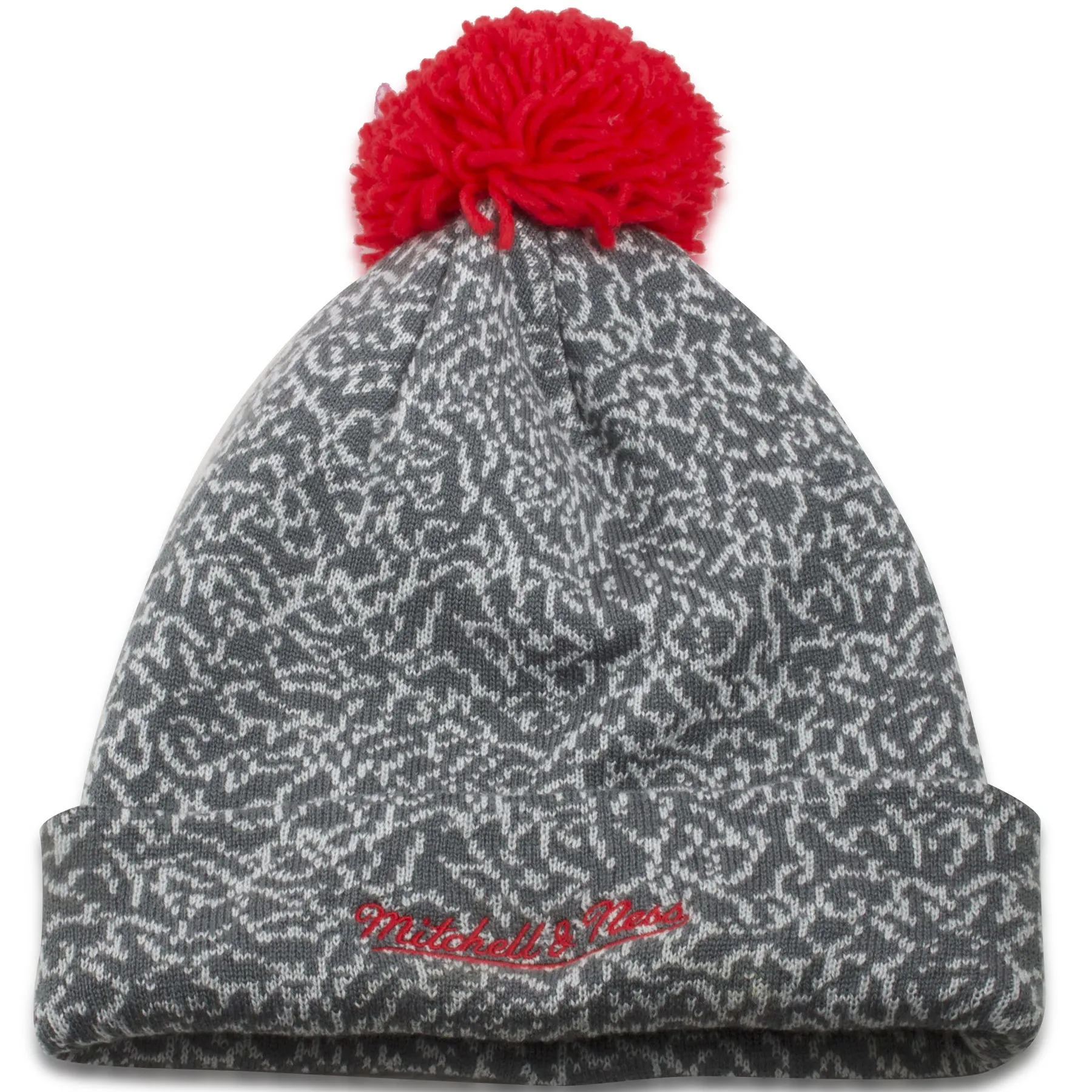 Chicago Bulls Mitchell and Ness Elephant Print Winter Hat