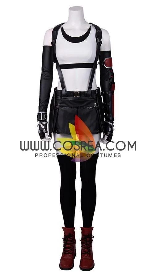 Complete Tifa Cosplay Costume from Final Fantasy VII Remake - PU Leather - FF7 Remake