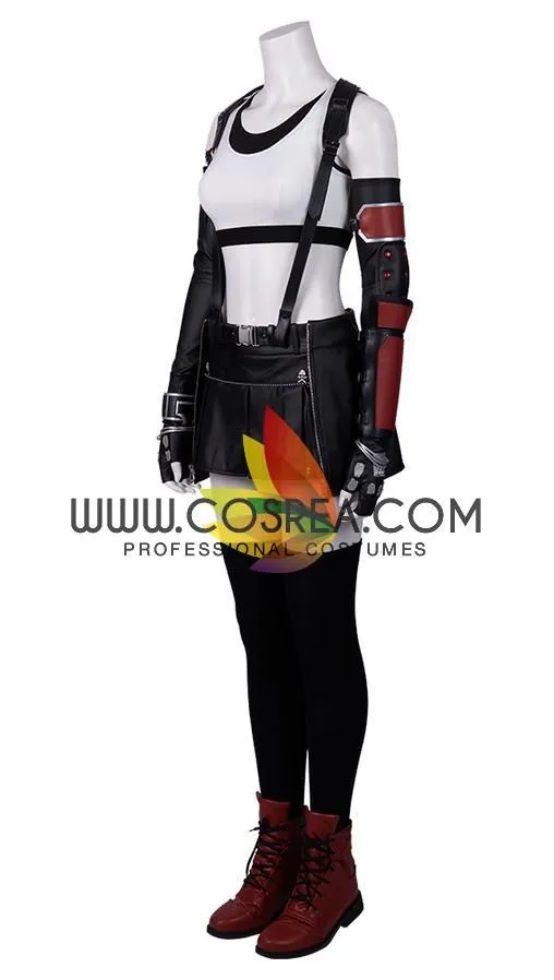 Complete Tifa Cosplay Costume from Final Fantasy VII Remake - PU Leather - FF7 Remake