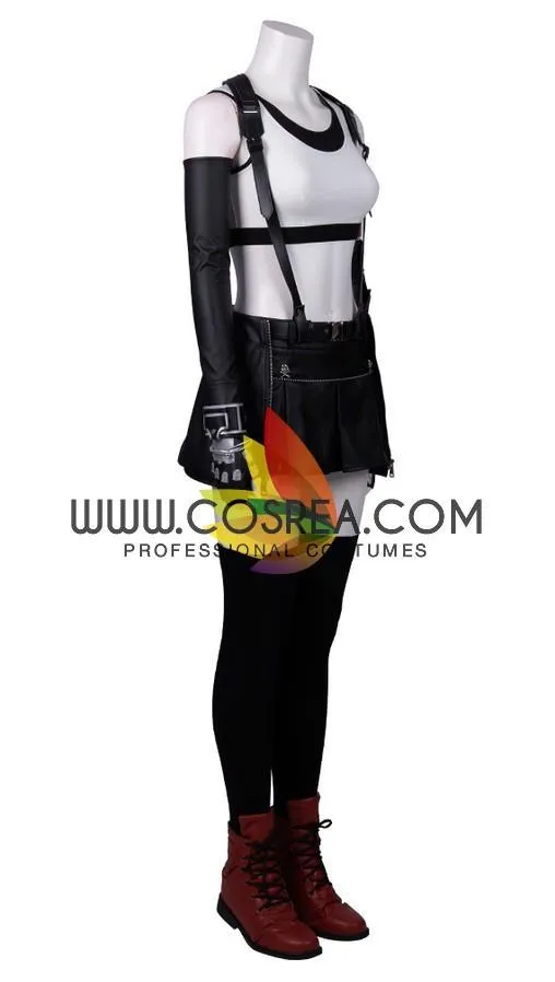 Complete Tifa Cosplay Costume from Final Fantasy VII Remake - PU Leather - FF7 Remake