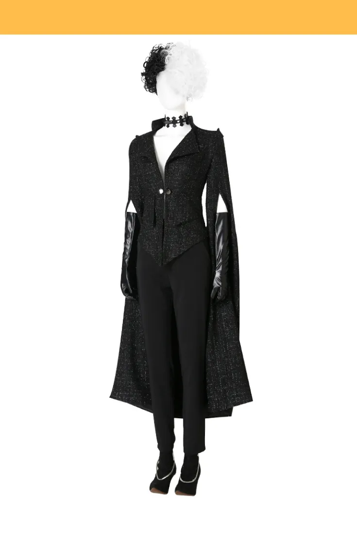 Cruella 2021 movie cosplay costume for charity gala outfit